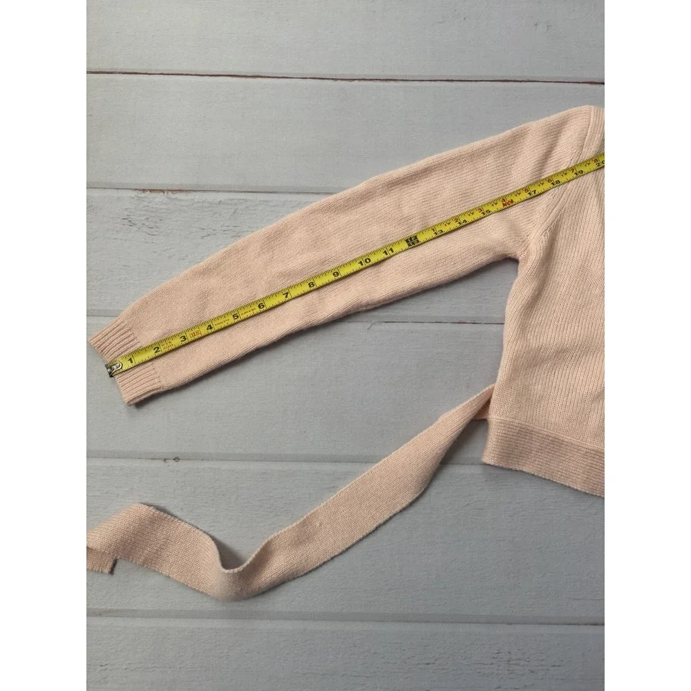 Bloch Dance Cross‎ Over Pink Cardigan Sweater Size Child's Large Ella